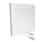 Grille à persienne moustiquaire 436M RENSON 150 x 150 mm - Blanc - 44415156