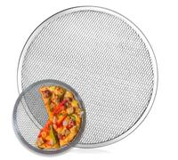Grille à pizza en acier inoxydable, 20,3 à 50,8 cm, répartition homogène de la chaleur, multi-usage pour pizza et pâtes (40,6 cm)