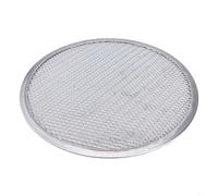 Grille à pizza en aluminium avec construction sans couture pour une longue durée de vie - Plaque de cuisson pour pizza, panini et pains plats multi-grains (22,9 cm)