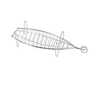 Grille à Poisson en Acier Inoxydable 18/8 pour Les Poissons de Grande Taille