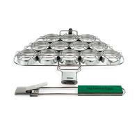 Grille à présentoirs pour mini hamburgers L XL XXL