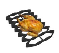Grille à rôtir en silicone - Grille à rôtir en silicone pour poulet et viande | Antiadhésif pour drainer l'huile Outil ménager pour refroidir la cuisson à la vapeur, la cuisson, la friture