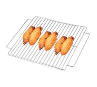 Grille à rôtir pour Barbecue en Acier Inoxydable, Grille pour Barbecue en Acier Inoxydable | Grilles d'extérieur pour rôtir | Grilles de Grille de pour Poisson, légumes et crevettes