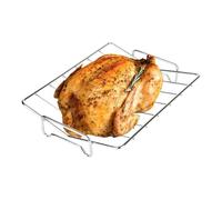 Grille à Rôtir Pour Dinde, Accessoires de Gril Antiadhésifs en Forme de V, Insert Pour Grille à Rôtir Dinde | Rôtïr, Griller, Cuire au Four et Cuire au Four le Camping Pique-Nique Intér