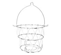 Grille à rôtir pour volaille - Poignée de sécurité, bac de grande capacité avec base perforée, acier inoxydable de qualité alimentaire, maille résistante, équipement culinaire pour barbecue dans le