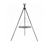 Grille à Rôtir Suspendu Sur Trépied, 50cm De Diamètre, Acier Robuste Cookking 111438