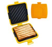 Grille- à sandwich avec revêtement anti-adhésif - Pas besoin d'électricité - Fromage micro-ondes, coffre-fort, presse-, pour la préparation de collations Quesadilla à la maison et à