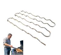Grille à saucisses rotative en acier inoxydable pour barbecue, avec système de rotation à 360°. Cuisson uniforme garantie pour vos grillades en extérieur. (1Pièce)