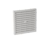 Grille de façade - NICOLL - M214 - carrée 191x191 mm - moustiquaire intégrée - passage 200 cm²