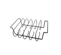 Grille À Steak Résistante À La Chaleur, Support Carré Pour Aliments, Fentes En Fer Épais, Support De Barbecue Portable Pour Barbecue De Camping En Plein Air