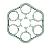 Grille à œufs - Support pour œufs à la vapeur | Porte-œufs de cuisine | Ustensiles de cuisine résistants à la chaleur | Plateau en silicone de qualité alimentaire | Accessoires pour autocuiseur |