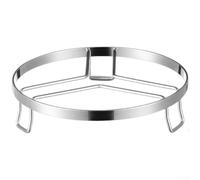 Grille à vapeur en acier inoxydable 304 pour cuisson à la vapeur multi-usages avec pieds surélevés pour garder les aliments au-dessus de l'eau pour de meilleurs résultats de cuisson (B)