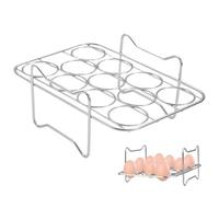 Grille à vapeur en acier inoxydable - Compact, fonctionnel, élégant, robuste, moderne, de qualité supérieure, robuste et résistant à la chaleur, brochettes à pression très résistante, cuiseur de steak