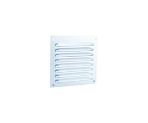 Grille Aération 100x100 Alu Aluminium Anodisé, Anti-insectes -