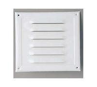 Grille aération 130x120 Aluminium laqué blanc