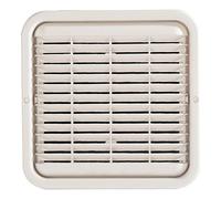 Grille aération 190x190 mm grise pour camping car