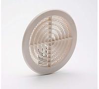 Grille aération blanc à clipser diametre ext 18.2cm int 16/17cm