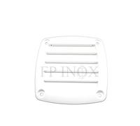 Grille Aération Carrée en Plastique 125 x 125 mm Blanche