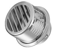 Grille Aeration en Acier inoxydable Capot de Sortie de Tuyau d'échappement, Couvercle de Pluie, Capuchon de Ventilations, grille ventilation pour Sortie d’air(150mm/5.9inch)