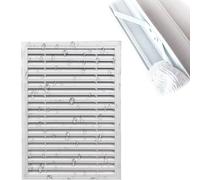 grille aeration Grille d'aération carrée en aluminium, grille décorative for plafond de maison, dimensions personnalisables, ventilation blanche(30x81cm/11.8x32in)