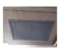 grille aeration Grille de ventilation retour en aluminium, élégante grille murale et plafond grise for systèmes CVC, tailles personnalisables(22x26in/55.9x66cm)