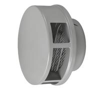 Grille Aeration Hotte Aspirante Encastrable, Sèche-Linge, Grille de ventilation Capot de Sortie d'air Prise Murale avec persiennes inclinées, Air Entrant Air évacué(Gris,150mm/5.9inch)