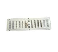 Grille aération plastique 250x70 mm - blanche