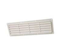 Grille aération plastique blanche 300x80 mm