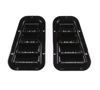 Grille Aération Pour Capot 1 Paire De Grilles D'aération Avant Pour Capot De Voiture, Compatible Avec Land Pour Rover Pour Defender 90 110 130 2004-2019