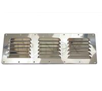 Grille Aération Rectangulaire 340 x 116 mm inox