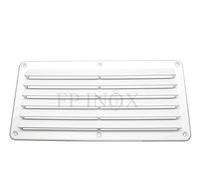 Grille Aération Rectangulaire en Plastique 260 x 125 mm Blanche