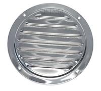 Grille Aération Ronde Diamètre 125mm inox A2
