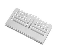 Grille Alimentaire en Acier Inoxydable pour Argenté Plaque de Cuisson | Maille Métallique, Compatibilité pour Griddles et Grills, Drainage de Graisse, Nettoyage Simplifié