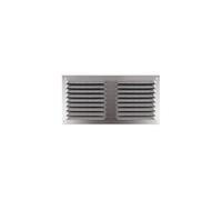 Grille Alu Anodisé persienne à moustiquaire 100x200 Sachet