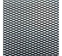 Grille Alu Maille Moyenne Noir Plie Au Milieu 2x-20x60
