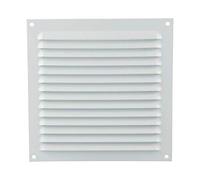Grille aluminium estampée rectangulaire 200x200mm blanc standard RENSON 42002006