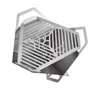 Grille amovible en acier inoxydable pour barbecue, camping et cuisine en plein air, parfaite pour les pique-niques et les hayons