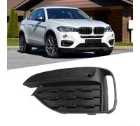 Grille Anti-Brouillard pour bmw X6 F16M 2015-2018 pour gauche | Ajustement parfait pour gauche, plastique , installation outil, style sport M, protection débris(Left)