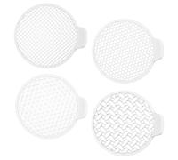 Grille Anti-Cheveux pour Douche, Protège-Siphon Salle de Bain, Tissu Filtrant pour Évacuation Sol Baignoire Balcon Appartement Maison
