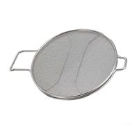 Grille anti-graisse en acier inoxydable pour AG300 IG651 IG601 - Double couche de protection contre l'huile, réduit la graisse et les éclaboussures de nourriture, accessoire de barbecue (rond étendu)