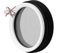 Grille anti-insectes, système de ventilation, protection contre les insectes, avec joint en caoutchouc optimisé pour l'écoulement, faible vibration (Ø 140 mm)