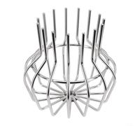 Grille anti-obstruction en acier inoxydable pour tuyau de descente de tuyau | Design rond, taille de 75 mm, construction en acier inoxydable, bloque les débris, protège les tuyaux de drainage
