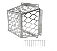 Grille anti-oiseaux extérieure pour évents de séchage, couvercle en acier inoxydable pour échappements de 7,6 à 10,2 cm, assure une bonne circulation de l'air et la sécurité