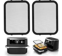 Grille Anti Projection Air Fryer pour NINJA AF500EU 10.4 L, Protection Couvercle Anti Eclaboussure, Réutilisable Silicone NINJA Accessoires Airfryer, Protection Efficace de la Spirale Chauffante