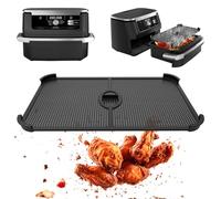 Grille Anti Projection pour Air Fryer Ninja AF500EU 10.4L, 2 pièces Silicone Protections Anti Eclaboussure Accessoires pour Ninja Foodi, Prévient Eclaboussures Graisse (A)