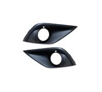 grille antibrouillard Compatible avec Mitsubishi pour Outlander 2019 2020 2021 couvercle phare antibrouillard avant cadre lampe couvercle lunette accessoires voiture(1 Pair)