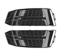 Grille antibrouillard Grilles De Phares Antibrouillard Avant Couverture De Calandre Inférieure Compatible Avec A4 B9 2016 2017 2018 8W0807681F 8W0807682F