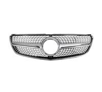 Grille Avant ABS Résistante Pour Benz Vito W447 Calandre Avant | Kit De Carrosserie De Réglage De Gril De Course De Capot ABS De Style Diamant(V-C Silver)