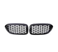 Grille Avant Calandre Avant De Course Meteor Diamond Star, 2 Pièces, Pour BMW Série 5 G30 G31 G38 520i 530i 540i 2018 2019(Noir brillant)