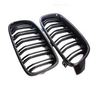 Grille Avant Calandre Avant De Voiture Pour BMW Série 3 F30 F31 F35 2011-2019 Calandre Sport Avant De Course Noir Brillant À Double Lamelles(Noir brillant)